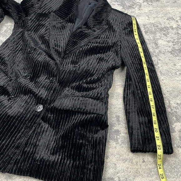 New Isabel Marant Dita Double Breasted Corduroy Ribbed Stretch Velvet Blazer 40 - Picture 14 of 16